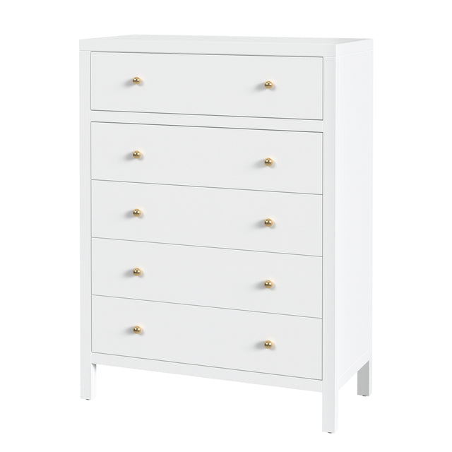 Nora 36 in. W Rectangular Wood 5 Drawer Tall Dresser by Butler Specialty Company