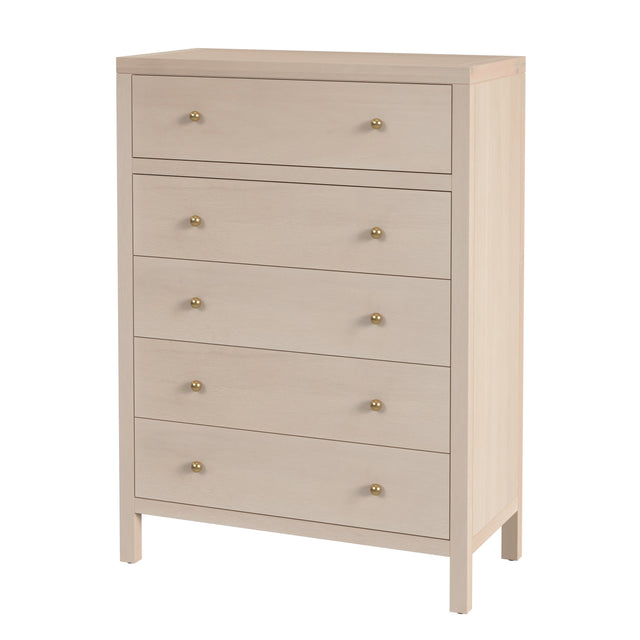 Nora 36 in. W Rectangular Wood 5 Drawer Tall Dresser by Butler Specialty Company