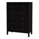 Nora 36 in. W Rectangular Wood 5 Drawer Tall Dresser by Butler Specialty Company
