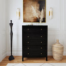 Nora 36 in. W Rectangular Wood 5 Drawer Tall Dresser by Butler Specialty Company