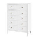 Nora 36 in. W Rectangular Wood 5 Drawer Tall Dresser by Butler Specialty Company