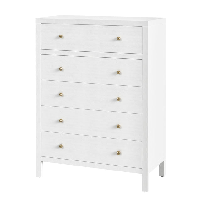 Nora 36 in. W Rectangular Wood 5 Drawer Tall Dresser by Butler Specialty Company