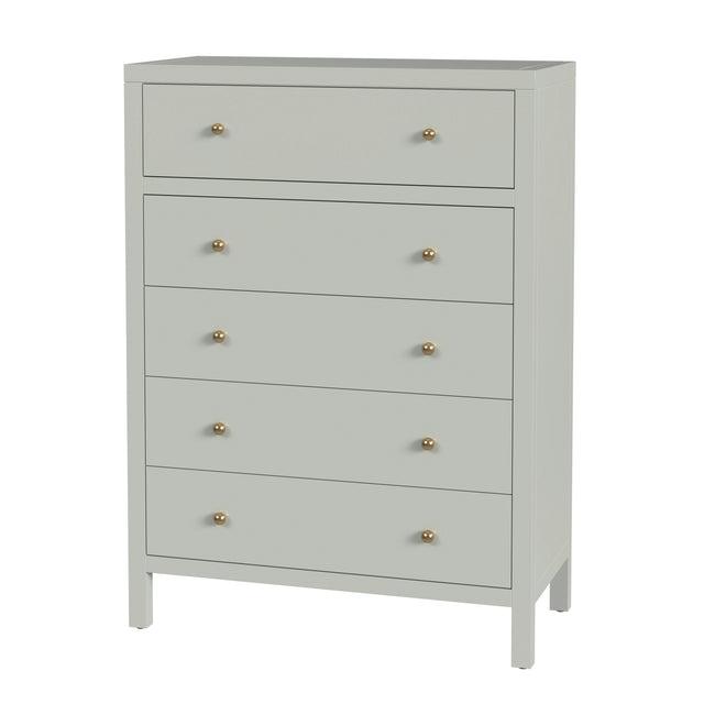 Nora 36 in. W Rectangular Wood 5 Drawer Tall Dresser by Butler Specialty Company