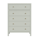 Nora 36 in. W Rectangular Wood 5 Drawer Tall Dresser by Butler Specialty Company