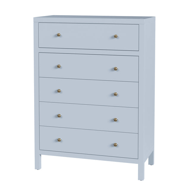 Nora 36 in. W Rectangular Wood 5 Drawer Tall Dresser by Butler Specialty Company