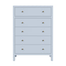 Nora 36 in. W Rectangular Wood 5 Drawer Tall Dresser by Butler Specialty Company