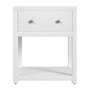 Nora 21 in. W Rectangular Wood 1 Drawer Small Nightstand with Lower Open Shelf by Butler Specialty Company