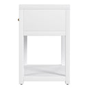 Nora 21 in. W Rectangular Wood 1 Drawer Small Nightstand with Lower Open Shelf by Butler Specialty Company