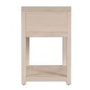 Nora 21 in. W Rectangular Wood 1 Drawer Small Nightstand with Lower Open Shelf by Butler Specialty Company