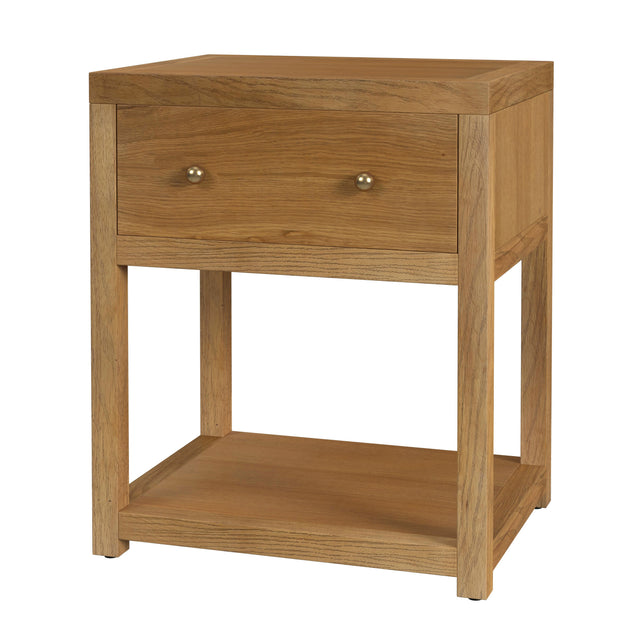 Nora 21 in. W Rectangular Wood 1 Drawer Small Nightstand with Lower Open Shelf by Butler Specialty Company