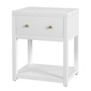 Nora 21 in. W Rectangular Wood 1 Drawer Small Nightstand with Lower Open Shelf by Butler Specialty Company