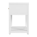 Nora 21 in. W Rectangular Wood 1 Drawer Small Nightstand with Lower Open Shelf by Butler Specialty Company