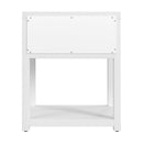 Nora 21 in. W Rectangular Wood 1 Drawer Small Nightstand with Lower Open Shelf by Butler Specialty Company