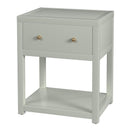 Nora 21 in. W Rectangular Wood 1 Drawer Small Nightstand with Lower Open Shelf by Butler Specialty Company