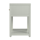 Nora 21 in. W Rectangular Wood 1 Drawer Small Nightstand with Lower Open Shelf by Butler Specialty Company