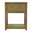 Nora 21 in. W Rectangular Wood 1 Drawer Small Nightstand with Lower Open Shelf by Butler Specialty Company