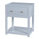 Nora 21 in. W Rectangular Wood 1 Drawer Small Nightstand with Lower Open Shelf by Butler Specialty Company