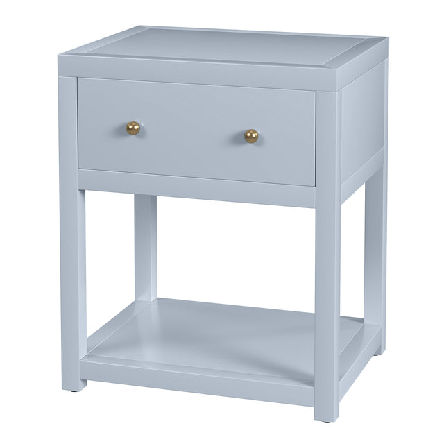 Nora 21 in. W Rectangular Wood 1 Drawer Small Nightstand with Lower Open Shelf by Butler Specialty Company