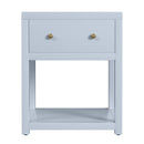 Nora 21 in. W Rectangular Wood 1 Drawer Small Nightstand with Lower Open Shelf by Butler Specialty Company
