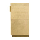 Francois 32 in. W Rectangular Wood and Leather 2 Door Accent Cabinet by Butler Specialty Company