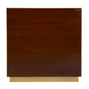 Francois 28 in. W Rectangular Wood and Leather 3 Drawer Accent Chest by Butler Specialty Company