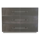 Allman 48 in. W Rectangular Wood and Leather 3 Drawer Accent Chest by Butler Specialty Company