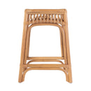 Antigua 24.75 in. Seat Height Square Rattan Counter Stool with Footrest by Butler Specialty Company
