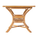 Antigua 34.25 in. W Square Rattan Glass Top Dining Table by Butler Specialty Company