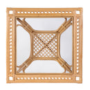 Antigua 34.25 in. W Square Rattan Glass Top Dining Table by Butler Specialty Company