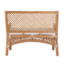 Antigua 42 in. W Rectangular Rattan Dining Bench with Back by Butler Specialty Company
