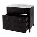 Nora 36 in. W Quartz and Wood Single Sink 3 Drawer Bathroom Vanity Set by Butler Specialty Company