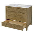 Nora 36 in. W Quartz and Wood Single Sink 3 Drawer Bathroom Vanity Set by Butler Specialty Company