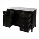 Nora 48 in. W Quartz and Wood Single Sink 8 Drawer Bathroom Vanity Set by Butler Specialty Company
