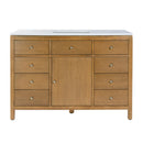 Nora 48 in. W Quartz and Wood Single Sink 8 Drawer Bathroom Vanity Set by Butler Specialty Company