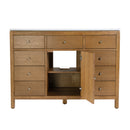 Nora 48 in. W Quartz and Wood Single Sink 8 Drawer Bathroom Vanity Set by Butler Specialty Company