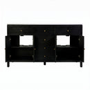 Nora 60 in. W Quartz and Wood Double Sink 4 Drawer Bathroom Vanity Set by Butler Specialty Company