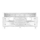 Nora 72 in. W Quartz and Wood Double Sink 4 Drawer Bathroom Vanity Set by Butler Specialty Company