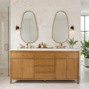 Nora 72 in. W Quartz and Wood Double Sink 4 Drawer Bathroom Vanity Set by Butler Specialty Company