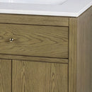 Nora 72 in. W Quartz and Wood Double Sink 4 Drawer Bathroom Vanity Set by Butler Specialty Company