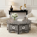 Blackwell 40.25 in. W Octagonal Bone In-Lay 1 Drawer Coffee Table by Butler Specialty Company
