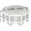 Blackwell 40.25 in. W Octagonal Bone In-Lay 1 Drawer Coffee Table by Butler Specialty Company