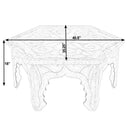 Marjorie 40.5 in. W Hexagon Mother of Pearl Coffee Table by Butler Specialty Company