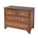 Rashmi 40 in. W Rectangular Teak & Bone In-Lay 4 Drawer Accent Chest by Butler Specialty Company