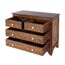 Rashmi 40 in. W Rectangular Teak & Bone In-Lay 4 Drawer Accent Chest by Butler Specialty Company