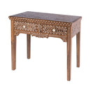 Rashmi 36 in. W Rectangular Teak & Bone 2 Drawer Console Table by Butler Specialty Company