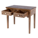 Rashmi 36 in. W Rectangular Teak & Bone 2 Drawer Console Table by Butler Specialty Company