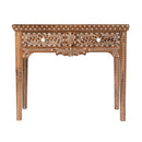 Rashmi 36 in. W Rectangular Teak & Bone 2 Drawer Console Table by Butler Specialty Company