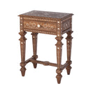 Rashmi 21 in. W Rectangular Teak & Bone 1 Drawer End Table by Butler Specialty Company