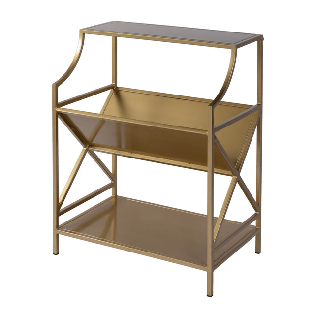 Franklin 24 in. W x 31.5 in. H Rectangular Iron 2 Tier Bookshelf by Butler Specialty Company