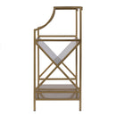Franklin 24 in. W x 31.5 in. H Rectangular Iron 2 Tier Bookshelf by Butler Specialty Company